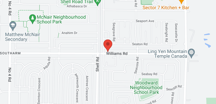 map of 11117 WILLIAMS ROAD